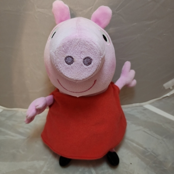 Peppa Pig Fisher-Price 12" Talking Plush Stuffed Animal Toy 2011 Voice Box EUC - Picture 1 of 12